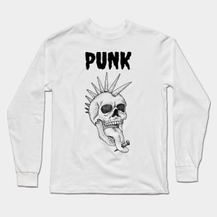 Punk Rock Skull Cool Punk Long Sleeve T-Shirt